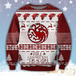 Fire Cannot Kill A Dragon Christmas Sweater