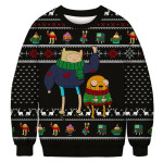 Cartoon Christmas Adventure Time Christmas Sweater