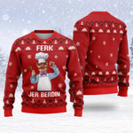 Ferk Jer Berdin Funny Chef Christmas Sweater