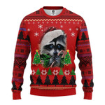 Raccoon And Candy Ugly Christmas 3D Sweater