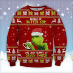 Grinch Buckle Up Butter Cup You Just Flipped My Grinch Switch Christmas 3D Sweater