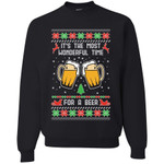 It’s The Most Wonderful Time For A Beer Christmas Sweatshirt