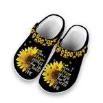 Sunflower Nursing I Became A Nurse Because Your Life Is Worth My Time Unisex Clog Shoes