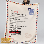 Family Blanket - Couple Blanket - I Just Want You That's All - Personalized Blanket