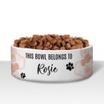 Personalized Pet Bowls Belongs To 007 - Gift for Dog Lovers and Cat Lovers