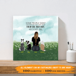 Some People Don't Understand The Love I Have For My Dog. That's Okey, My Dogs Do - 3 Dogs - Personalized Canvas Print - Wall Art Dog Mom - Personalized Gifts For Dog Lovers