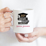 Coffee Mug - Custom Name 004 - Gift Ideas For Class of 2021 Graduation