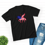 Unicorn American Flag T-shirt, Freedom T-Shirt, Celebration Fourth Of July T-Shirt, Independence Day T-Shirt
