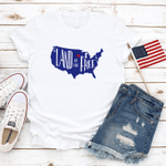 Land Of The Free T-shirt, Freedom T-Shirt, Celebration Fourth Of July T-Shirt, Independence Day T-Shirt