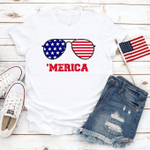 Merica T-Shirt, Freedom Shirt, Fourth Of July Shirt, Independence Day T-Shirt