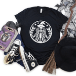 Skeleton Starbucks Inspired Shirt, Skeleton T-Shirt, Halloween T-Shirt, Halloween Funny Shirt, Halloween Party, Coffee Lover Shirt, Starbucks Skeleton