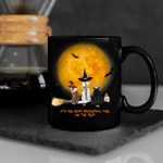 Halloween Cat and Dog Mug, Personalized Mug Moon Halloween Sign, Dog Lovers Coffee Mug, Halloween Gift For Dog Owners