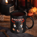 This DadCula Belongs To Kids, Dogs, Cats, Halloween Dad Gift, Personalized Mug, Funny Halloween Pumpkins, Dracula