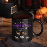 This Momster Belongs To, Halloween Cat Mom Gift, Personalized Mug, Funny Halloween Pumpkins