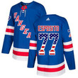 Adidas Rangers #77 Phil Esposito Royal Blue Home Authentic Usa Flag Stitched Nhl Jersey Nhl