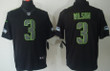 Nike Seattle Seahawks #3 Russell Wilson Black Impact Limited Jersey Nfl