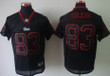 Nike New England Patriots #83 Wes Welker Lights Out Black Elite Jersey Nfl