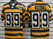 Nike Pittsburgh Steelers #99 Brett Keisel Yellow With Black Throwback 80TH Jersey Nfl