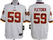 Nike Washington Redskins #59 London Fletcher White Game Jersey Nfl