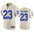 Men's Los Angeles Rams #23 Kyren Williams Bone Vapor Untouchable Limited Stitched Football Jersey Nfl