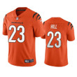 Men's Cincinnati Bengals #23 Daxton Hill Orange Vapor Untouchable Limited Stitched Jersey Nfl
