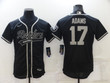 Men's Las Vegas Raiders #17 Davante Adams Black Stitched MLB Flex Base Nike Baseball Jersey Nfl