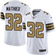 Men's New Orleans Saints #32 Tyrann Mathieu White Color Rush Limited Stitched Jersey Nfl