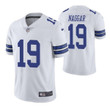 Men's Dallas Cowboys #19 Chris Naggar White Vapor Limited Stitched Jersey Nfl