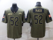 Men's Los Angeles Chargers #52 Khalil Mack Olive Salute To Service Limited Stitched Jersey Nfl