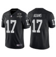 Men's Las Vegas Raiders #17 Davante Adams Black With 2020 Inaugural Season Patch Vapor Limited Stitched Jersey Nfl