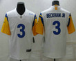Men's Los Angeles Rams #3 Odell Beckham Jr 2021 White Vapor Untouchable Limited Stitched Football Jersey Nfl