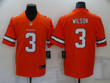 Men's Denver Broncos #3 Russell Wilson Orange 2022 Color Rush Stitched NFL Nike Limited Jersey Nfl
