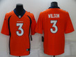 Men's Denver Broncos #3 Russell Wilson Orange Vapor Untouchable Limited Stitched Jersey Nfl