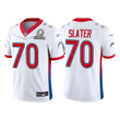 Men's Los Angeles Chargers #70 Rashawn Slater 2022 White AFC Pro Bowl Stitched Jersey Nfl