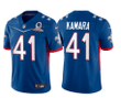 Men's New Orleans Saints #41 Alvin Kamara Blue 2022 Pro Bowl Vapor Untouchable Stitched Limited Jersey Nfl
