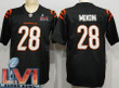 Men's Cincinnati Bengals #28 Joe Mixon Limited Black 2022 Super Bowl LVI Bound Vapor Jersey Nfl