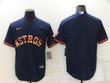 Men's Houston Astros Blank Navy Blue Rainbow Stitched MLB Cool Base Nike Jersey Mlb