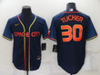 Men's Houston Astros #30 Kyle Tucker 2022 Navy City Connect Cool Base Stitched Jersey Mlb