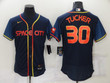 Men's Houston Astros #30 Kyle Tucker 2022 Navy City Connect Flex Base Stitched Baseball Jersey Mlb