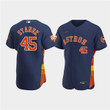 Men's Houston Astros #45 Ryne Stanek Navy 60Th Anniversary Flex Base Stitched Baseball Jersey Mlb