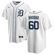 Men's Detroit Tigers #60 Akil Baddoo White Cool Base Stitched Jersey Mlb
