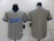Men's Los Angeles Dodgers Blank Grey Cooperstown Collection Stitched MLB Throwback Jersey Mlb