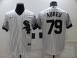 Men's Chicago White Sox #79 Jose Abreu White Nike Drift Fashion Cool Base Jersey Mlb