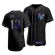 New York Yankees #13 Joey Gallo Men's Nike Iridescent Holographic Collection MLB Jersey - Black Mlb
