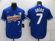 Men's Los Angeles Dodgers #7 Julio Urias Blue Stitched MLB Cool Base Nike Fashion Jersey Mlb