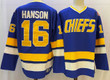 The NHL Movie Edtion #16 HANSON Blue Jersey Nhl