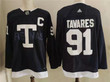 Men's Toronto Maple Leafs 91 John Tavares Navy 2022 NHL Heritage Classic Adidas Jersey Nhl