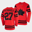 Men's Alex Pietrangelo Canada Hockey Red 2022 Beijing Winter Olympic #27 Away Rrplica Jersey Nhl
