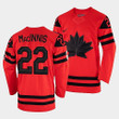 Men's Canada Hockey Al Macinnis Red 2022 Winter Olympic #22 Gold Winner Jersey Nhl