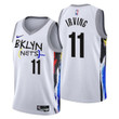Men's Brooklyn Nets #11 Kyrie Irving 2022-23 White City Edition Stitched Basketball Jersey Nba